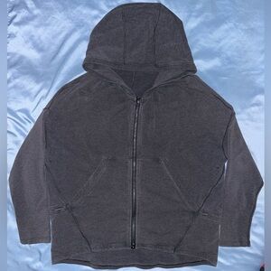 -Lululemon Hold Your Om Hoodie Heathered Black
-Size 10